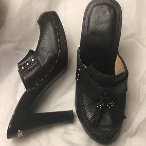 Michael Kota heeled clogs